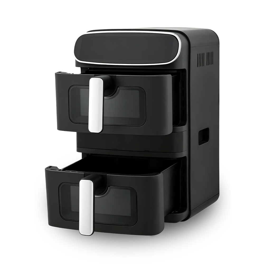 Double Stacks Visible Air Fryer With BLDC Motor Double Stacks Visible Air Fryer With BLDC Motor